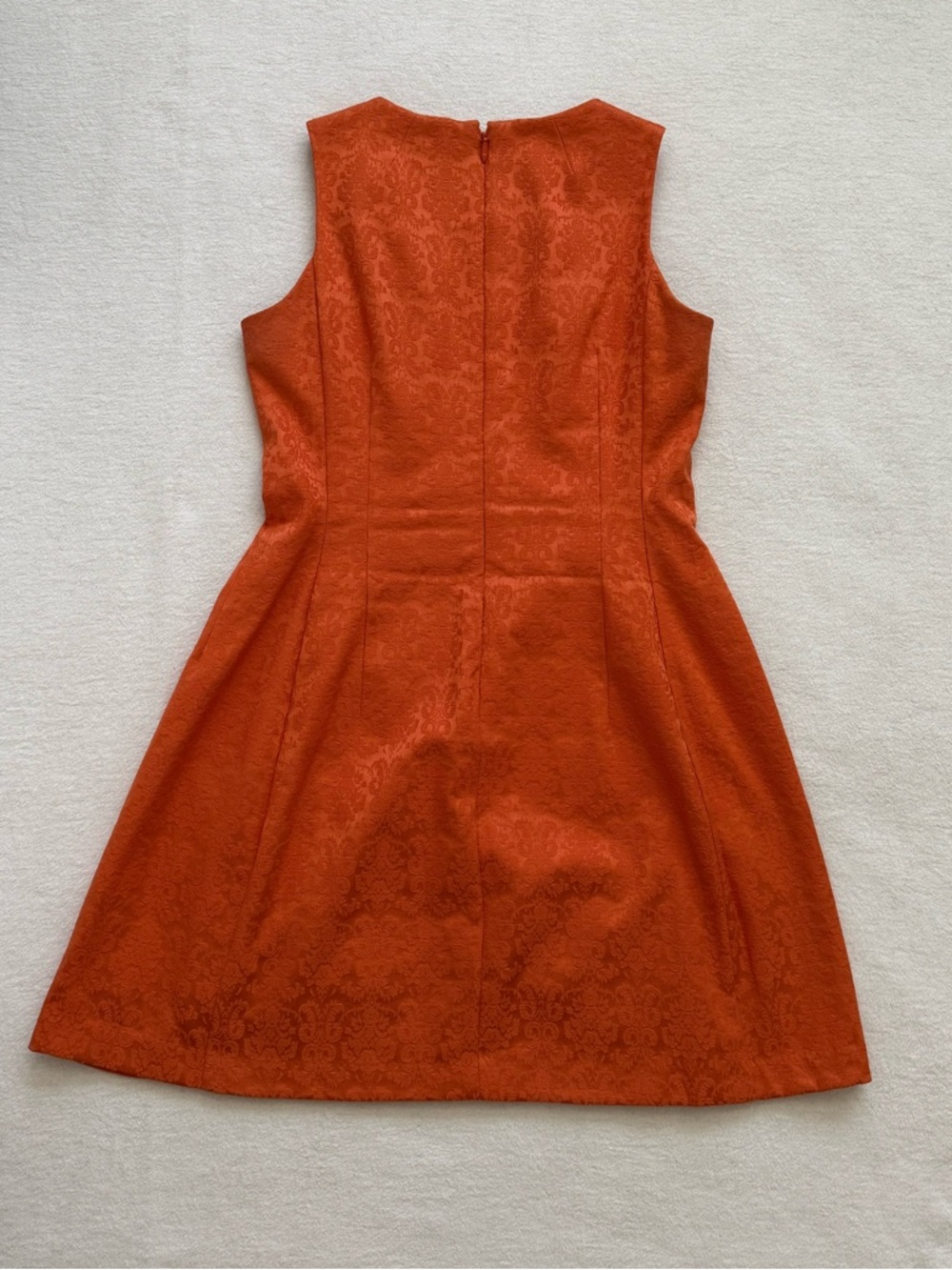Eva Mendes New York & Company Jacquard Fit & Flare Sleeveless Mini Dress Size 10 - Picture 2 of 8